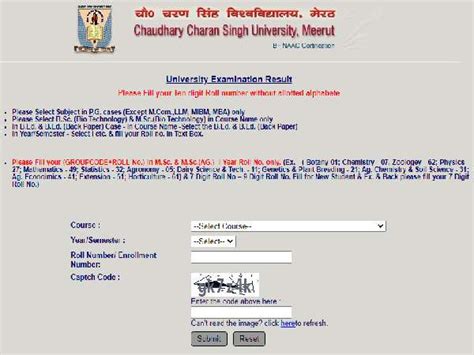 ccsu result 2020|CCSU B.Ed Result 2020: Meerut University B.Ed .